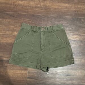VTG 90s Abercrombie & Fitch Cotton Chino High Rise Cargo Shorts